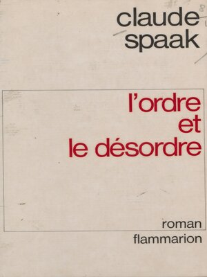 cover image of L'ordre et le désordre